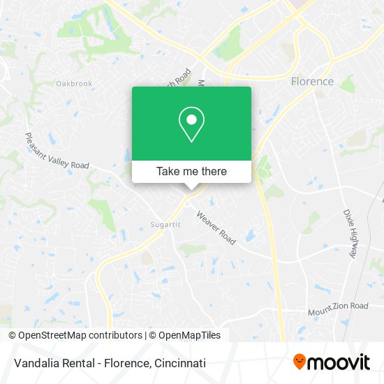 Mapa de Vandalia Rental - Florence