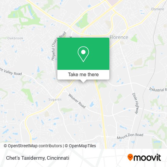 Mapa de Chet's Taxidermy