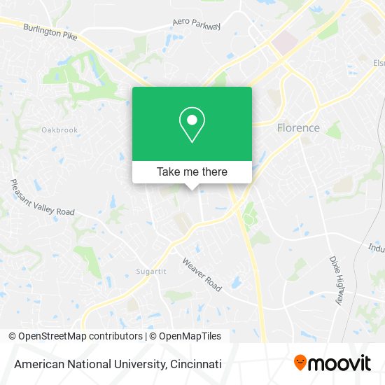 Mapa de American National University