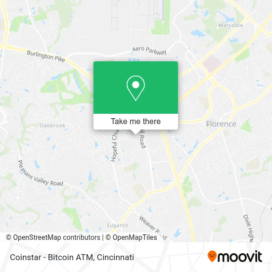 Coinstar - Bitcoin ATM map