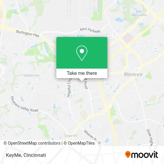 KeyMe map