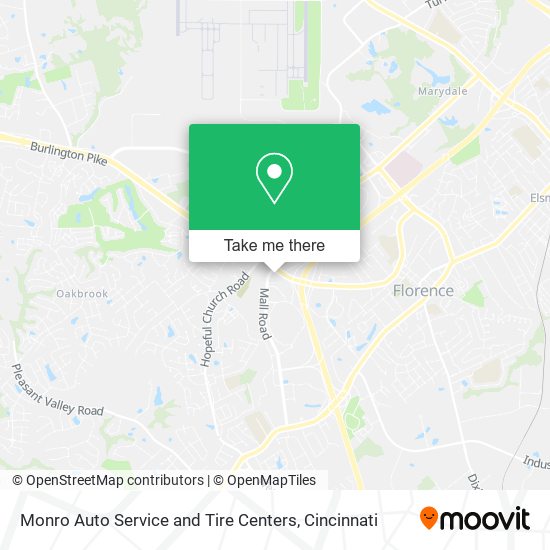 Monro Auto Service and Tire Centers map