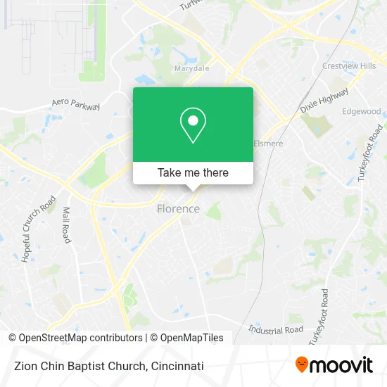 Zion Chin Baptist Church map