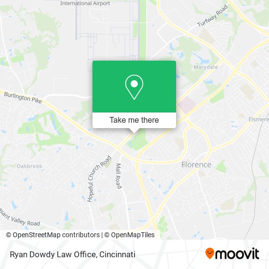 Mapa de Ryan Dowdy Law Office