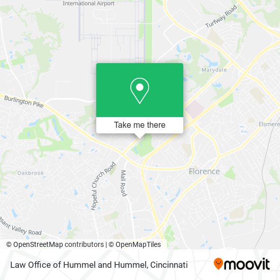 Law Office of Hummel and Hummel map