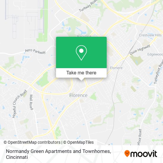 Mapa de Normandy Green Apartments and Townhomes