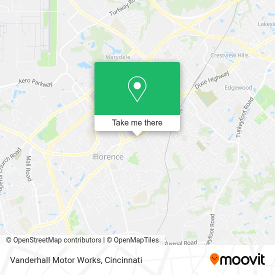 Vanderhall Motor Works map