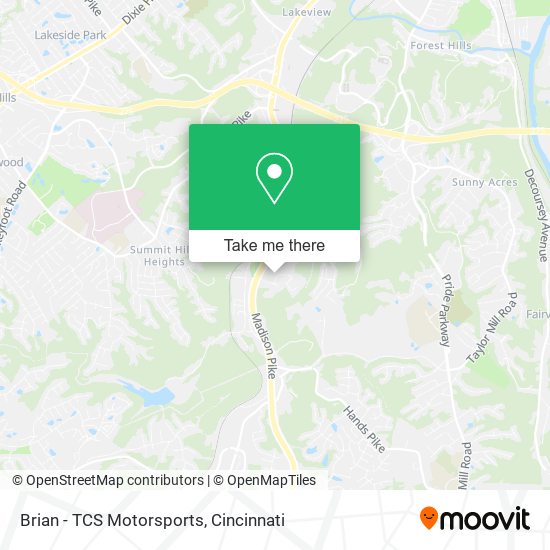 Mapa de Brian - TCS Motorsports