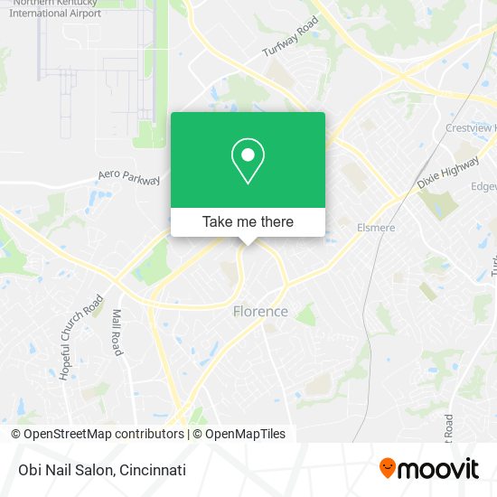 Obi Nail Salon map