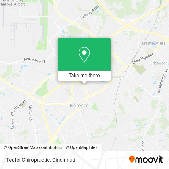 Teufel Chiropractic map