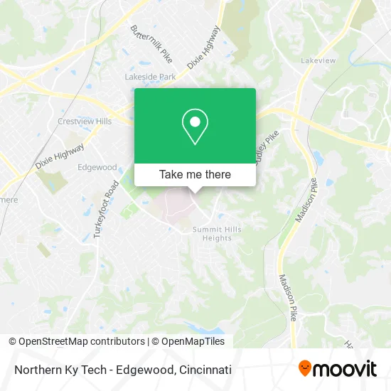 Northern Ky Tech - Edgewood map