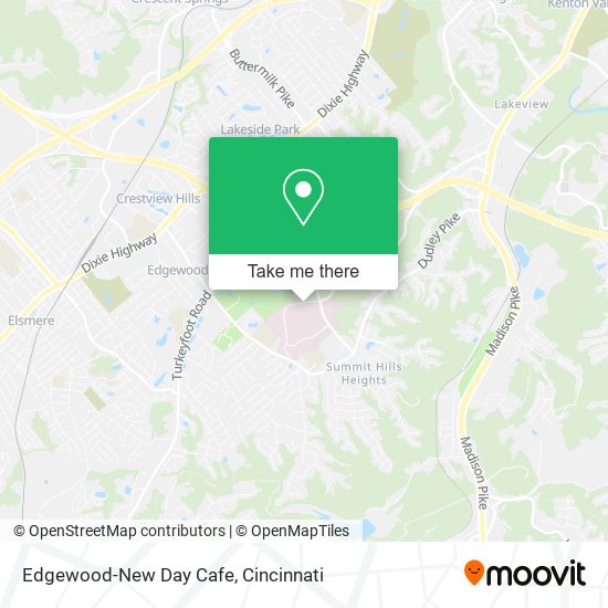 Edgewood-New Day Cafe map