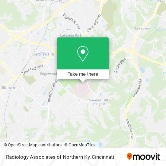 Radiology Associates of Northern Ky map