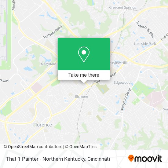 That 1 Painter - Northern Kentucky map