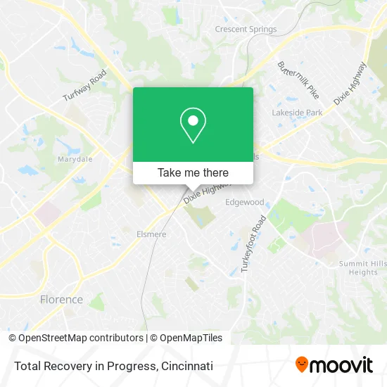 Total Recovery in Progress map