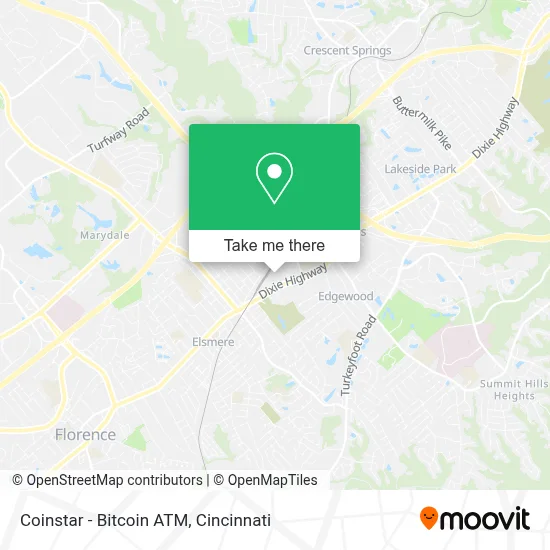 Coinstar - Bitcoin ATM map