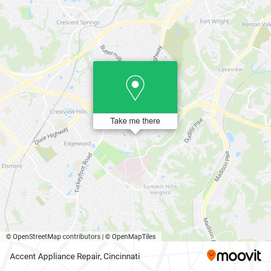 Mapa de Accent Appliance Repair