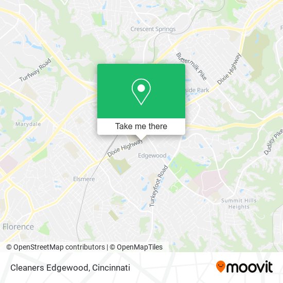 Cleaners Edgewood map