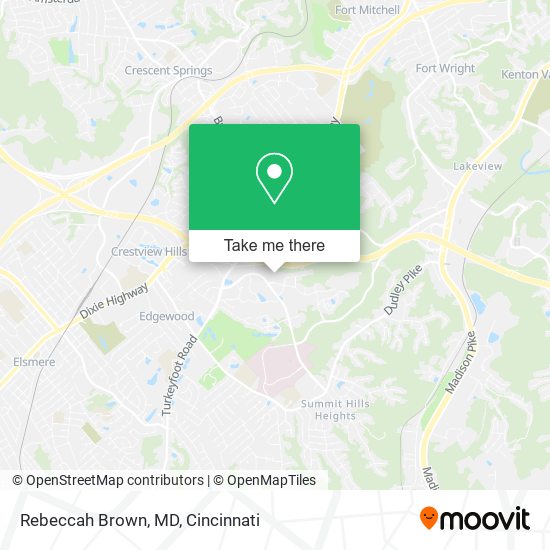 Mapa de Rebeccah Brown, MD