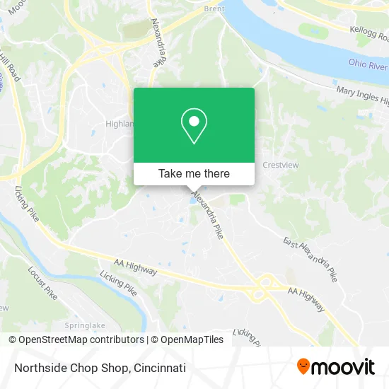 Northside Chop Shop map