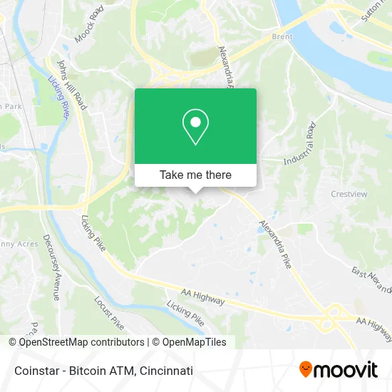 Coinstar - Bitcoin ATM map