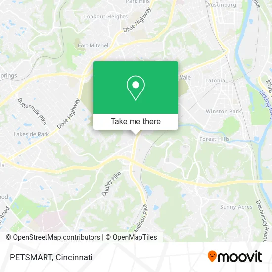 PETSMART map