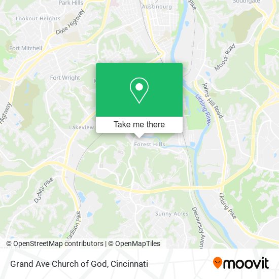 Grand Ave Church of God map