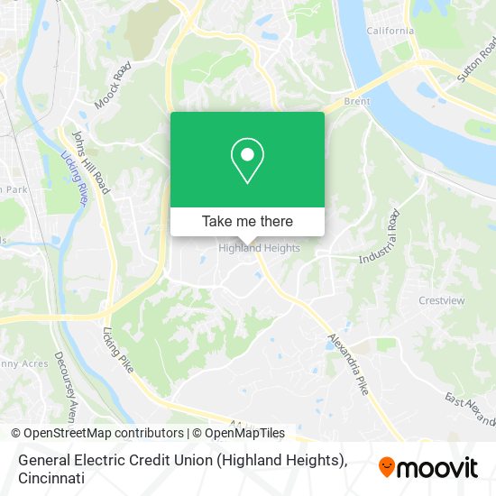 General Electric Credit Union (Highland Heights) map