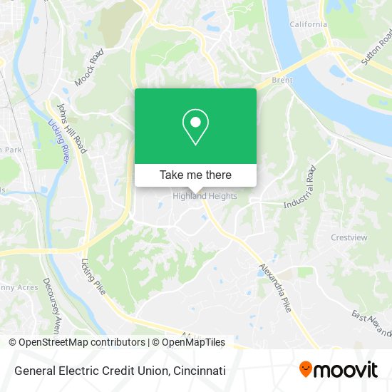 Mapa de General Electric Credit Union