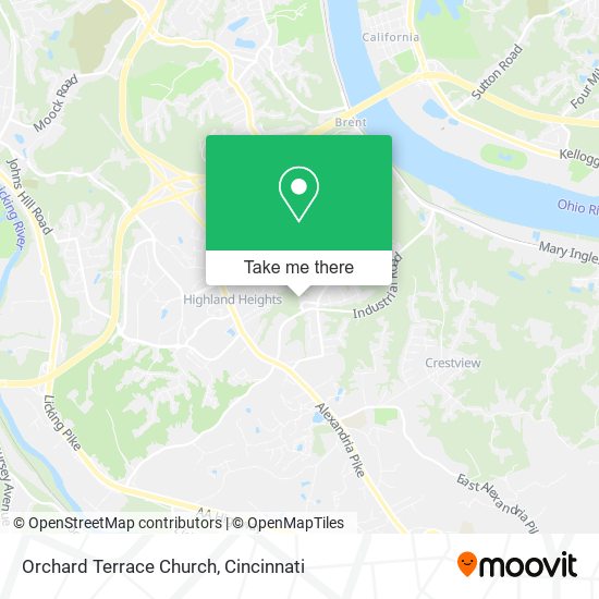 Orchard Terrace Church map