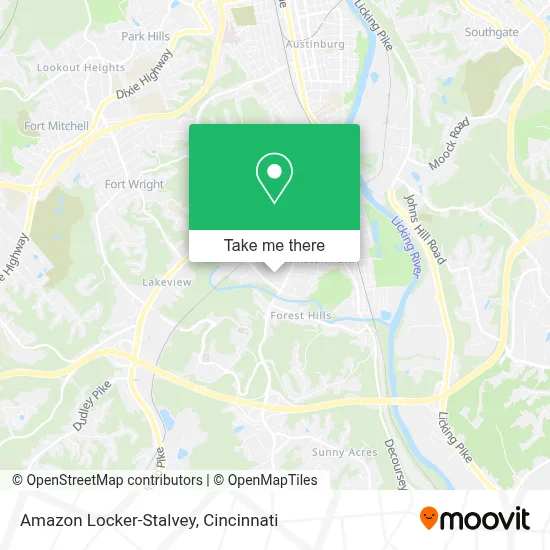Amazon Locker-Stalvey map