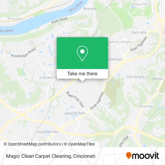 Magic Clean Carpet Cleaning map