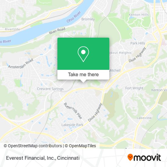 Everest Financial, Inc. map