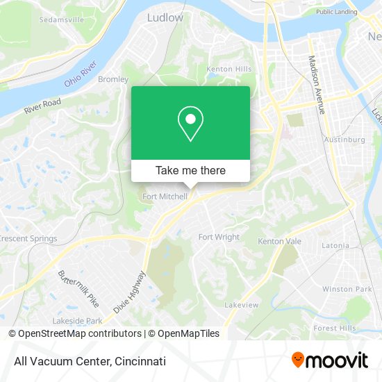 Mapa de All Vacuum Center