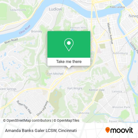 Amanda Banks Galer LCSW map