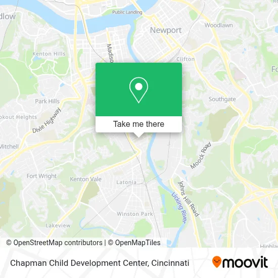 Chapman Child Development Center map