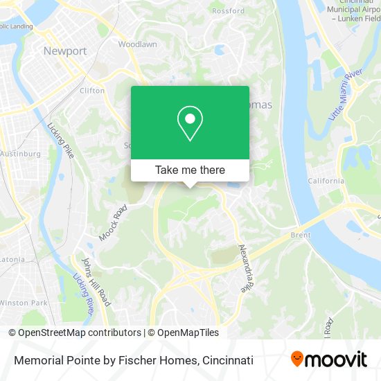 Mapa de Memorial Pointe by Fischer Homes