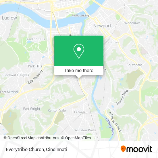 Everytribe Church map