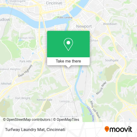 Turfway Laundry Mat map