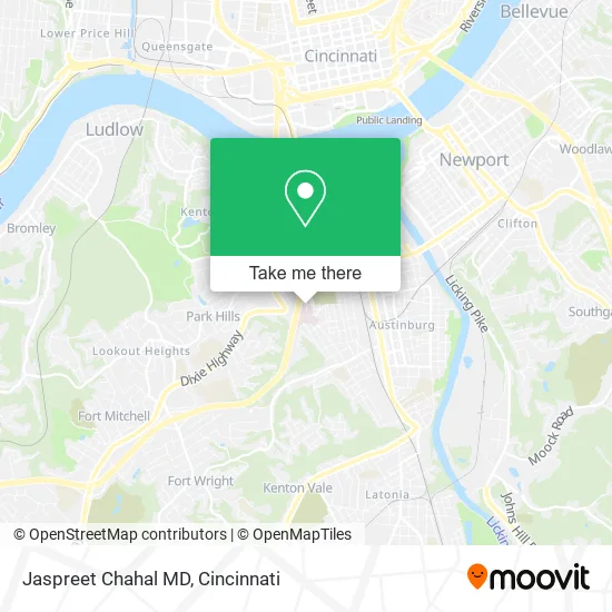 Jaspreet Chahal MD map