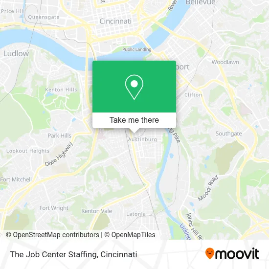 The Job Center Staffing map