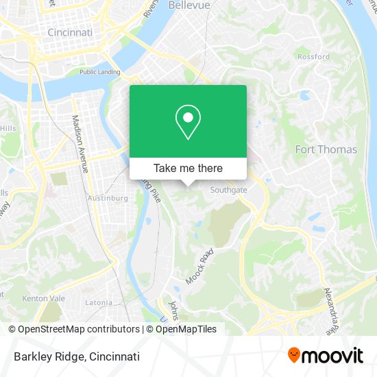 Mapa de Barkley Ridge