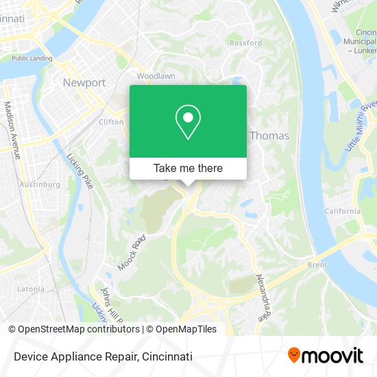Device Appliance Repair map