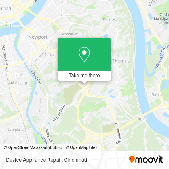 Device Appliance Repair map