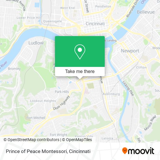 Mapa de Prince of Peace Montessori