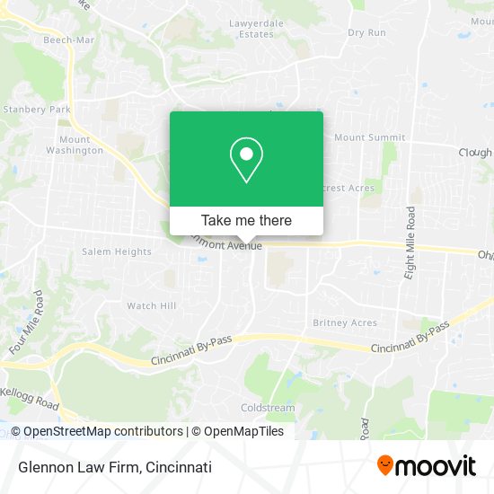 Mapa de Glennon Law Firm