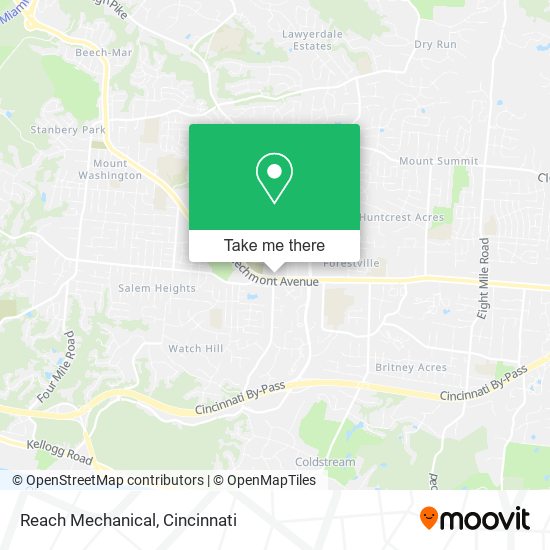 Reach Mechanical map