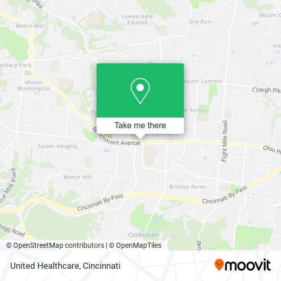 United Healthcare map