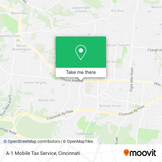 A-1 Mobile Tax Service map