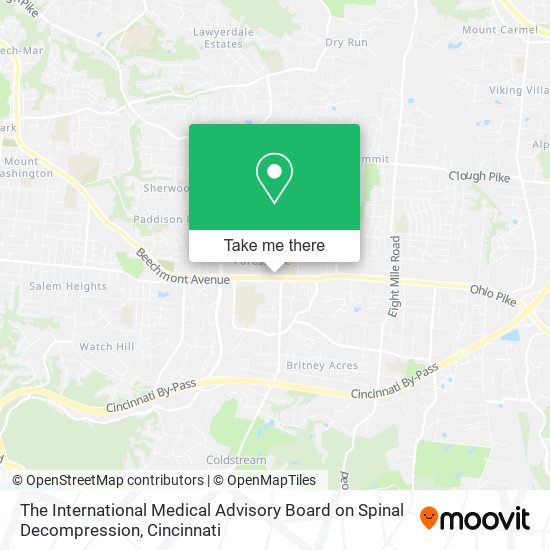 The International Medical Advisory Board on Spinal Decompression map